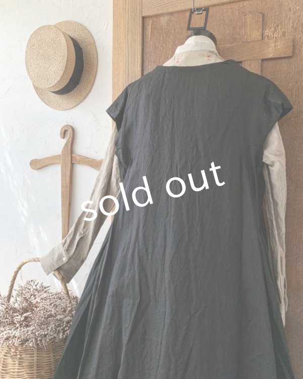 画像8: HALLELUJAH／Gilet Amish アーミッシュジレ・black (8)