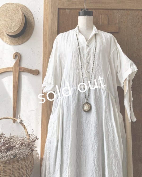 画像2: HALLELUJAH／Acolyte Robe 侍者のローブ・ off white (2)