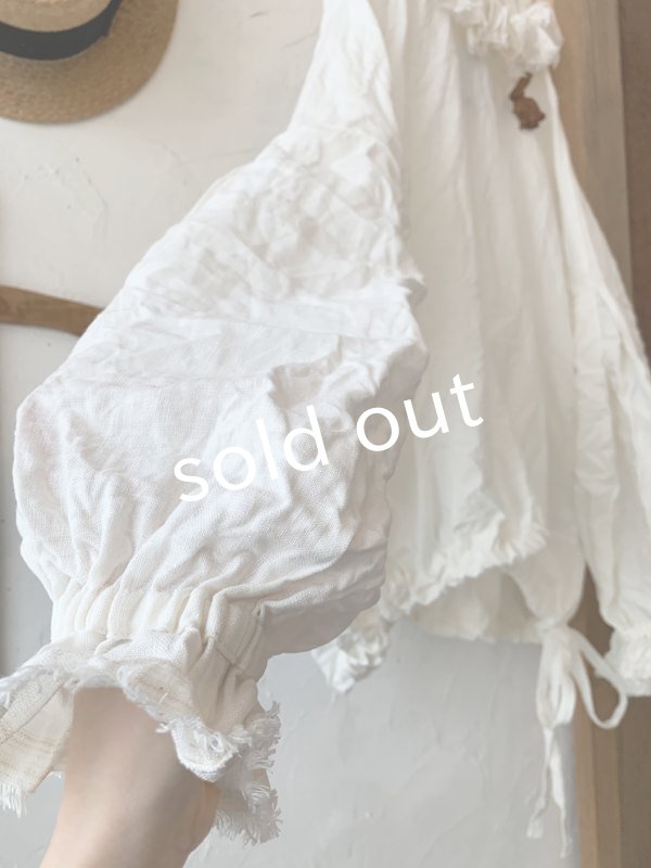 画像8: MARCHE' DE SOEUR／ラッフルリボンプルオーバー・フォレスト (8)