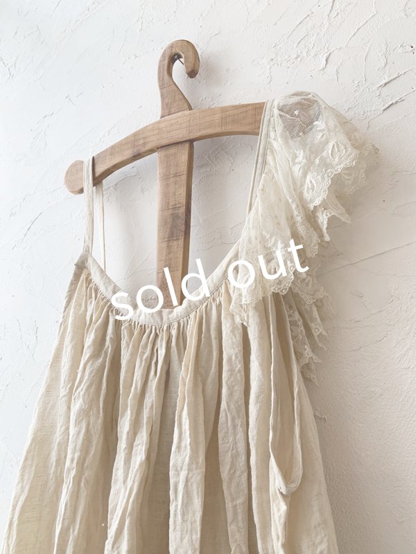 画像9: pollenbienco／アンティークレースと十字架のキャミソール・A (9)