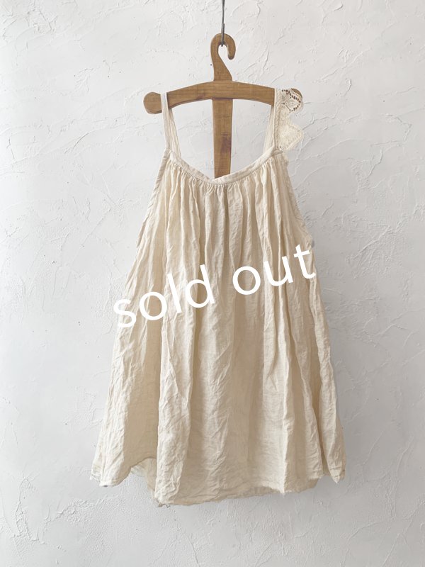 画像6: pollenbienco／アンティークレースと十字架のキャミソール・B (6)