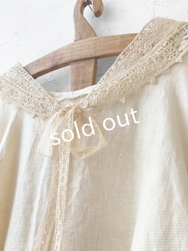 画像9: pollenbienco／アンティークレースと十字架のチュニック (9)