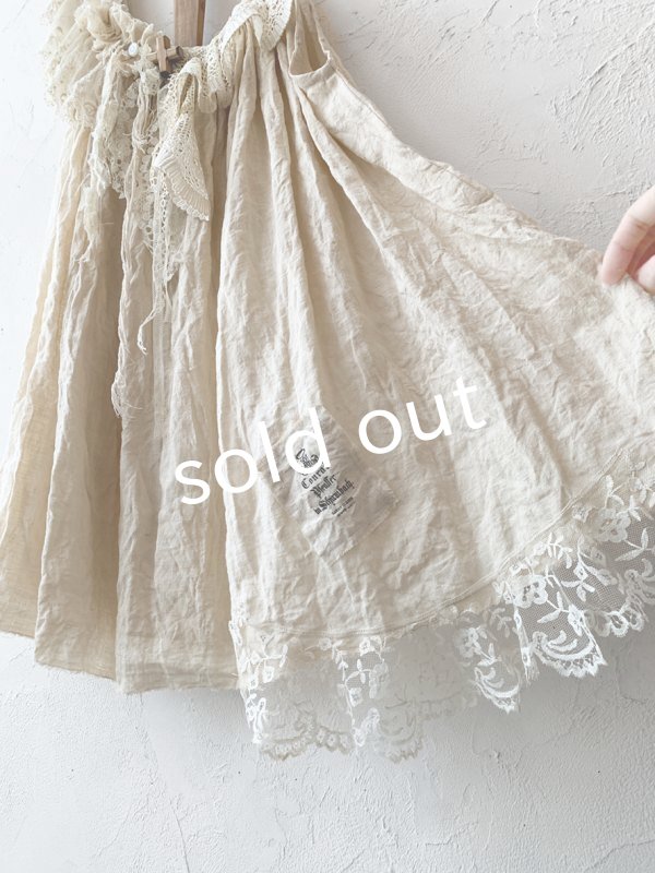 画像6: pollenbienco／アンティークレースと十字架のキャミソール・A (6)