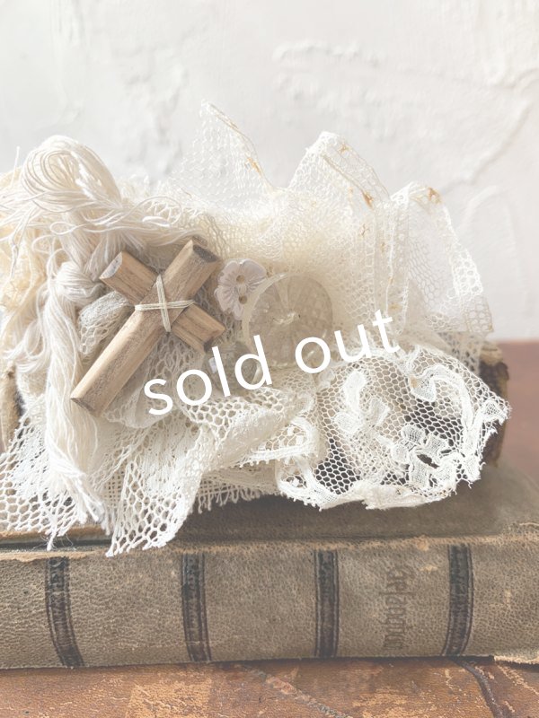 画像6: pollenbienco／アンティークレースのブレスレット (6)