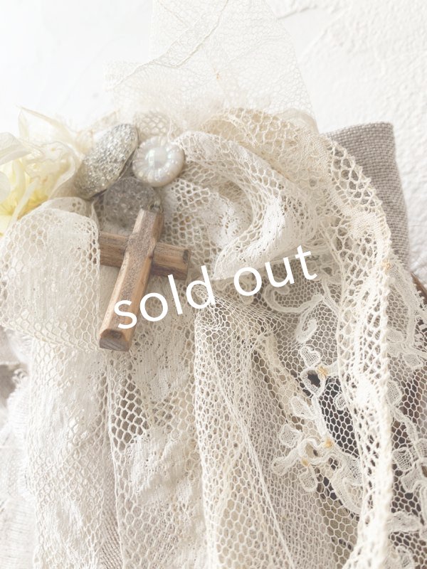 画像5: pollenbienco／アンティークレースのウィッグバレッタ・B (5)