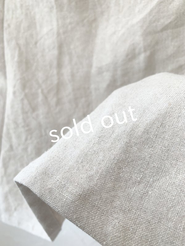 画像12: kosatofuku／リネンのナースワンピース・ブラック (12)