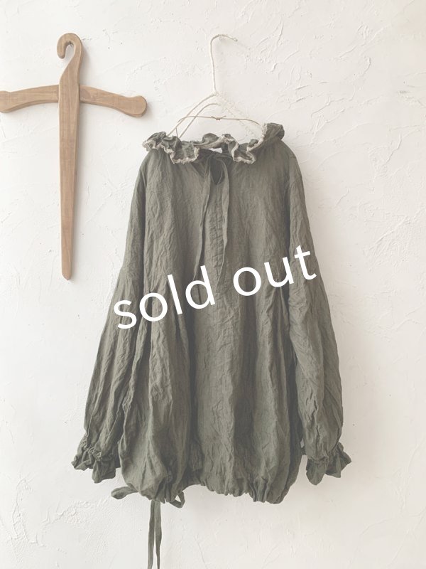 画像5: MARCHE' DE SOEUR／ラッフルリボンプルオーバー・フォレスト (5)