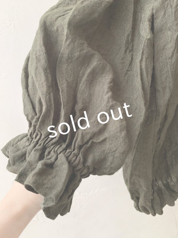 画像4: MARCHE' DE SOEUR／ラッフルリボンプルオーバー・フォレスト (4)