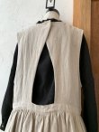 画像10: kosatofuku／セーラーカラー付きノースリーブドレス・ブラック (10)