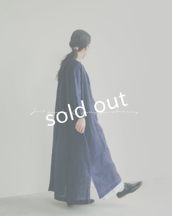 画像11: je suis comme je suis/花笑みのステッチドレス・ミルクホワイト (11)