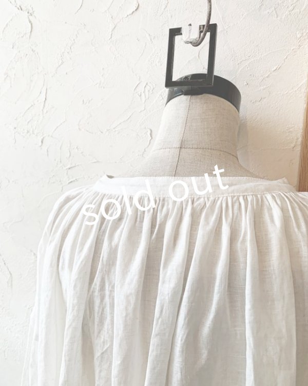 画像10: je suis comme je suis/花笑みのステッチドレス・ミルクホワイト (10)