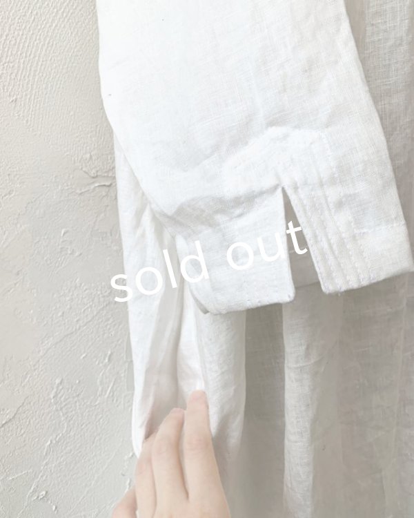 画像7: je suis comme je suis/花笑みのステッチドレス・ミルクホワイト (7)