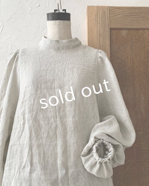 画像3: je suis comme je suis/パワーショルダーブラウス・フラックス (3)