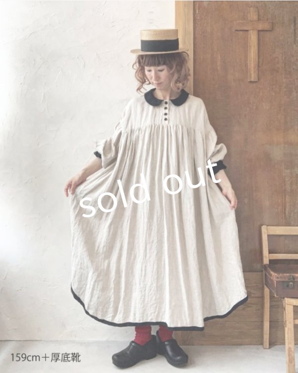 画像12: Avenue/丸襟ギャザーワンピース (12)