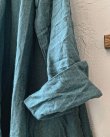 画像4: HALLELUJAH／Robe de femme de chambre 小間使いローブ衿付・turquoise (4)