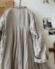 画像6: HALLELUJAH／Robe de femme de chambre 小間使いローブ衿付・flax (6)