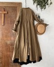 画像6: HALLELUJAH／Robe de femme de chambre 小間使いローブ衿付・brown (6)