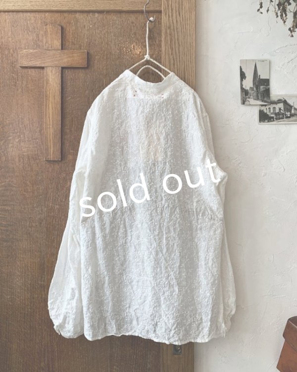 画像7: HALLELUJAH/Victorian Chemise ヴィクトリア時代のシャツ・Off White (7)