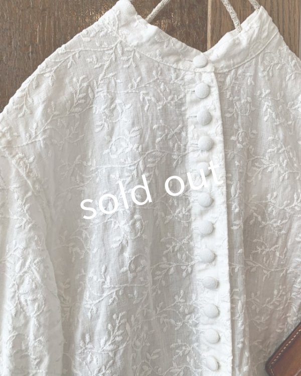 画像2: HALLELUJAH/Victorian Chemise ヴィクトリア時代のシャツ・Off White (2)
