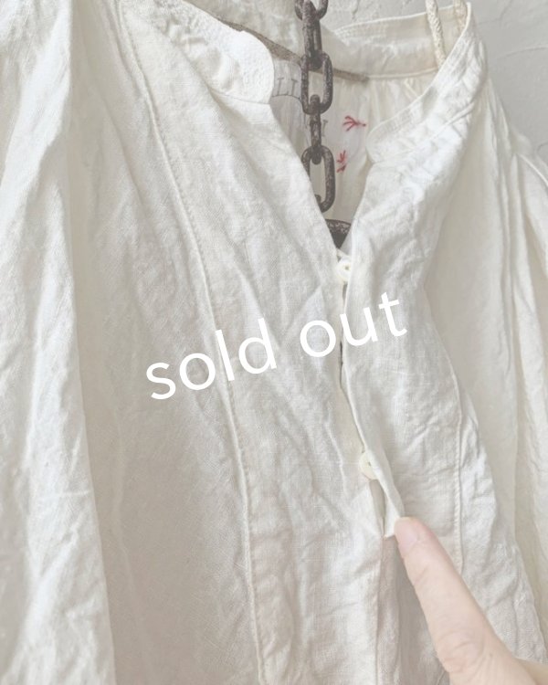 画像5: HALLELUJAH／Chemise de garçon Berger 羊飼い少年のシャツ・off-white (5)