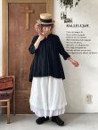 画像1: HALLELUJAH/Chemise de garçon Berger 羊飼い少年のシャツ・black (1)