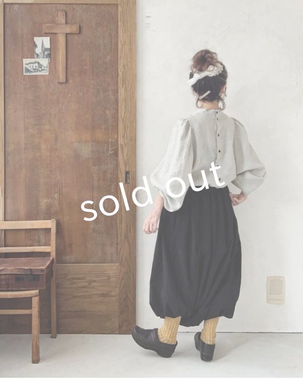 画像10: je suis comme je suis/パワーショルダーブラウス・フラックス (10)