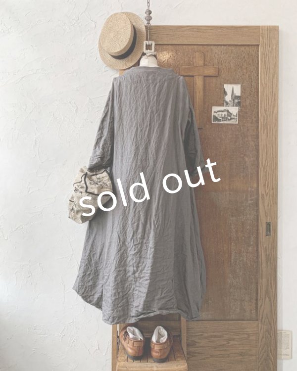 画像6: HALLELUJAH／1890's Bourgeron 羊飼いローブ・gray (6)