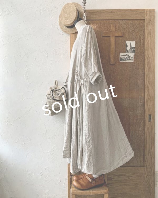 画像5: HALLELUJAH/1890's Bourgeron 羊飼いローブ・flax (5)