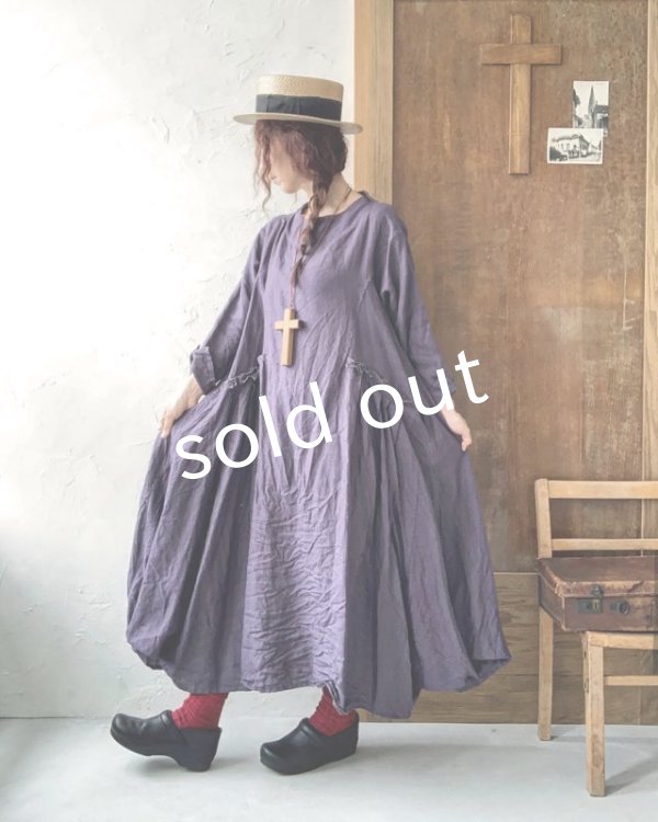 画像13: HALLELUJAH/1890's Bourgeron 羊飼いローブ・flax (13)