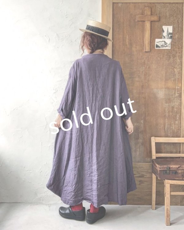 画像14: HALLELUJAH/1890's Bourgeron 羊飼いローブ・flax (14)