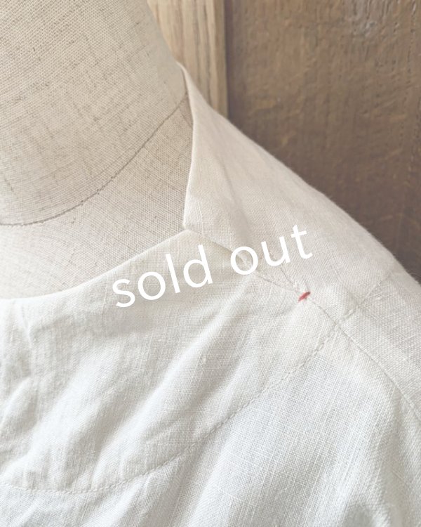 画像9: HALLELUJAH/1890's Bourgeron 羊飼いローブ・flax (9)