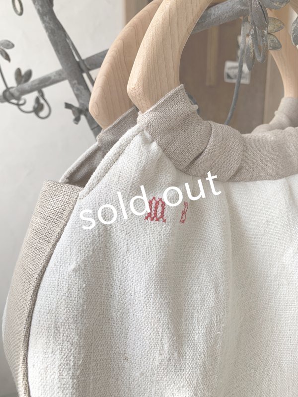 画像2: ecru-ke／木の持ち手バッグ・B (2)