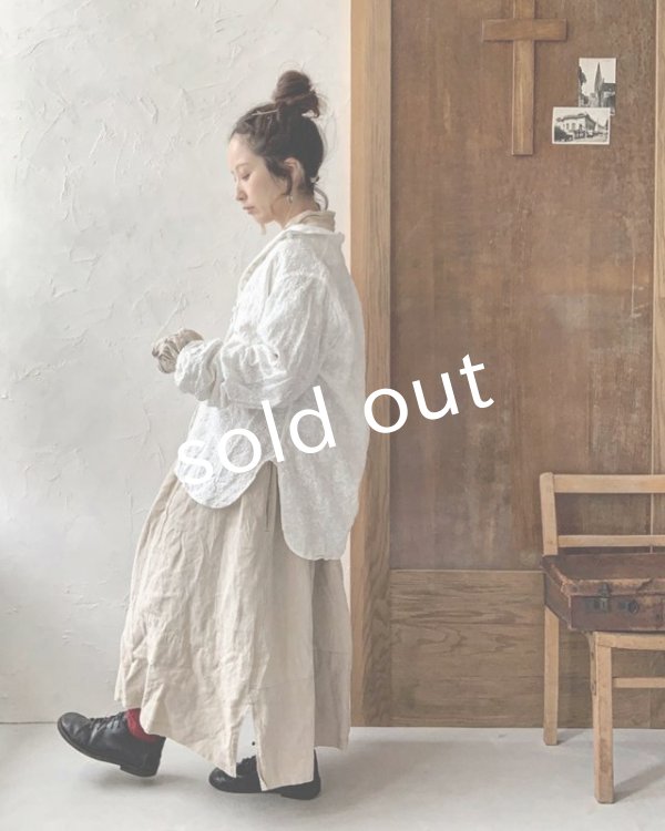 画像11: HALLELUJAH/Victorian Chemise ヴィクトリア時代のシャツ・Off White (11)