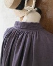 画像8: HALLELUJAH／1890's Bourgeron 羊飼いシャツワンピース・purple (8)