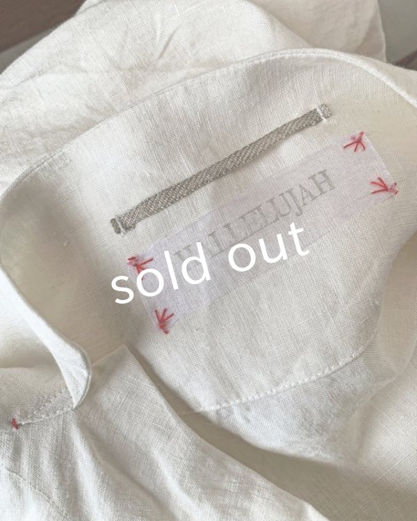 画像12: HALLELUJAH／1890's Bourgeron 羊飼いローブ・off-white (12)