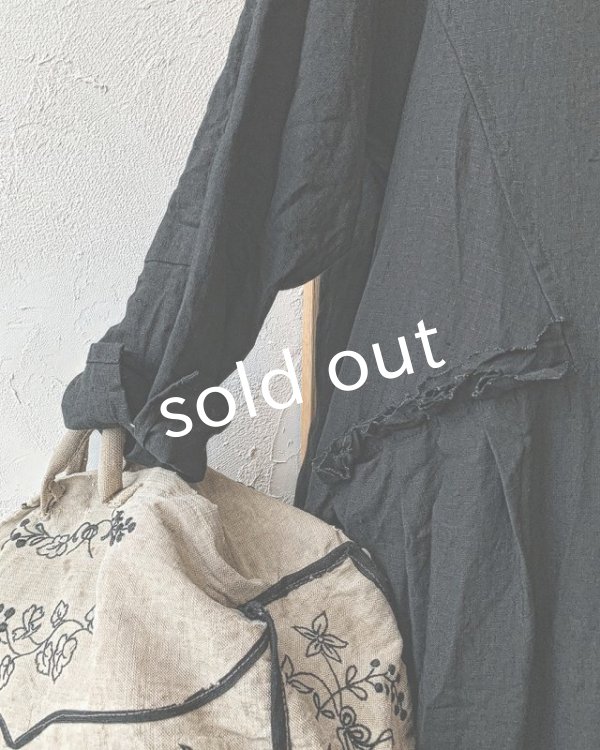 画像3: HALLELUJAH／1890's Bourgeron 羊飼いローブ・black (3)