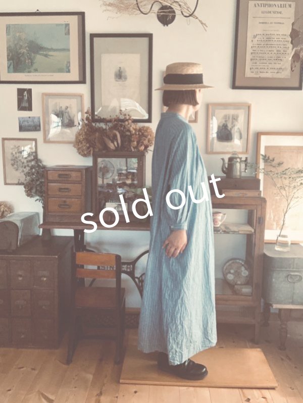 画像10: MARCHE' DE SOEUR／ワイドギャザーワンピース・カーキ (10)