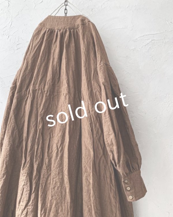画像8: MARCHE' DE SOEUR／祈りのワンピース・アンティークブラウン×ファナージュミルク (8)