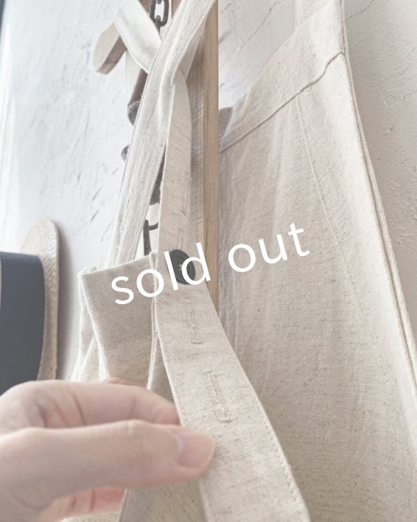 画像6: je suis comme je suis/piping pocket salopette・ecru (6)