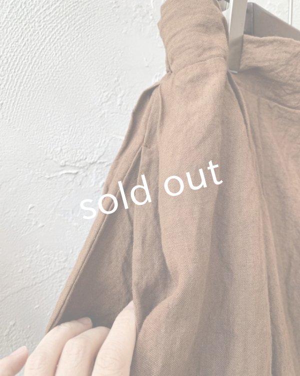 画像4: Reliure／サルエルパンツ・アンティークブラウン (4)