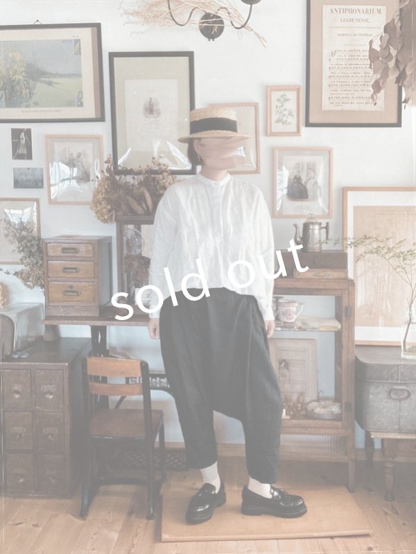 画像10: Reliure／サルエルパンツ・アンティークブラウン (10)