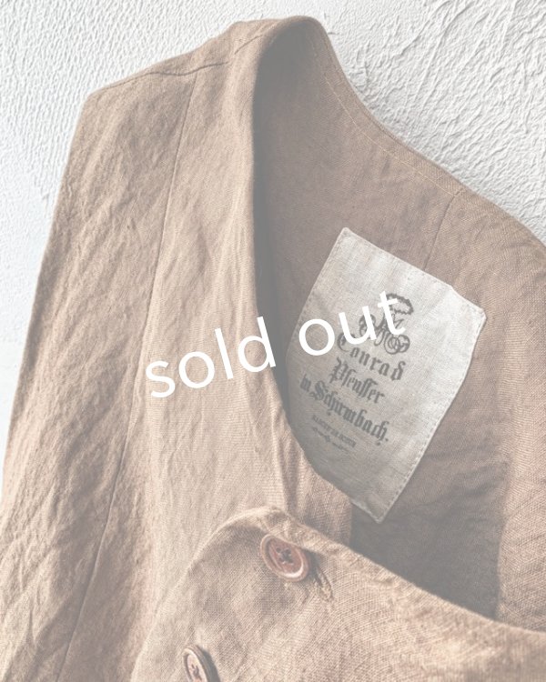 画像7: Reliure／ボタンベスト・アンティークブラウン (7)