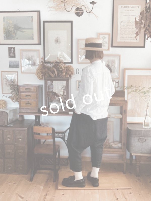 画像11: Reliure／サルエルパンツ・アンティークブラウン (11)