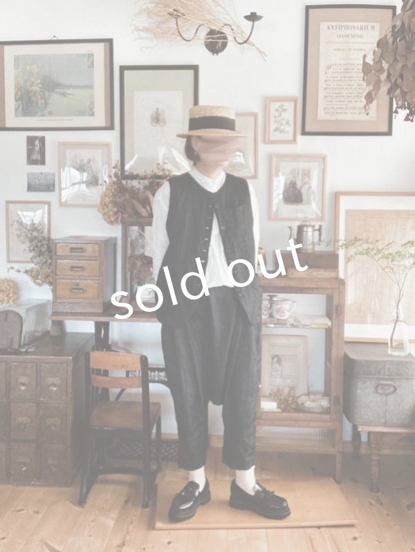 画像8: Reliure／サルエルパンツ・アンティークブラウン (8)