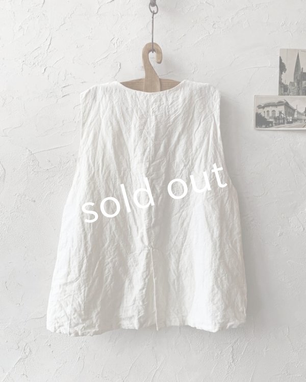 画像7: Reliure／ボタンベスト・オフ (7)