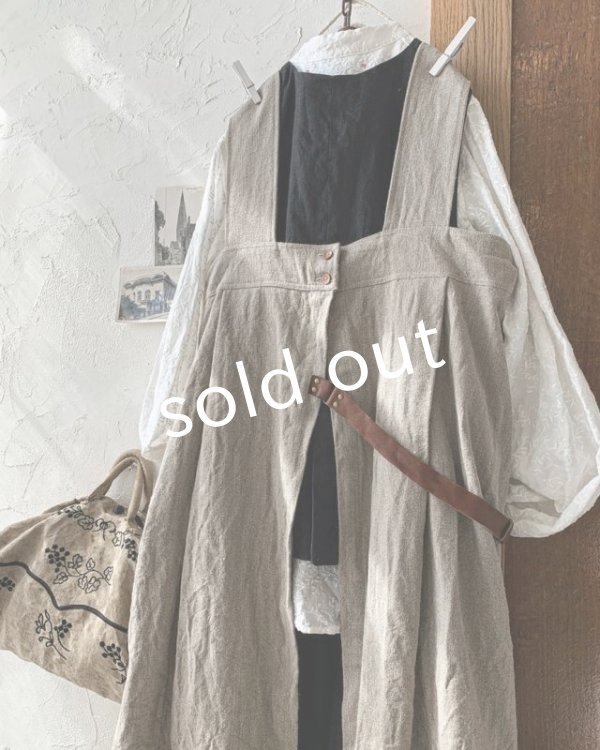 画像5: MARCHE' DE SOEUR／種蒔のエプロン・リトアニアリネン (5)