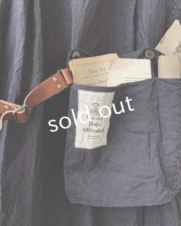 画像7: MARCHE' DE SOEUR／種蒔のエプロン・濃紺 (7)