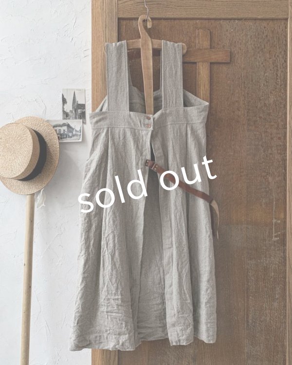 画像10: MARCHE' DE SOEUR／種蒔のエプロン・リトアニアリネン (10)