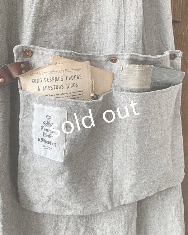 画像8: MARCHE' DE SOEUR／種蒔のエプロン・リトアニアリネン (8)