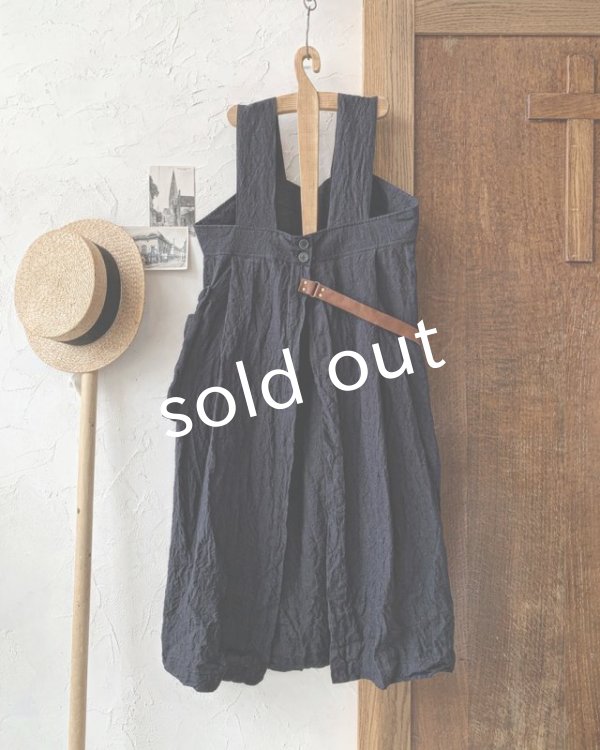 画像9: MARCHE' DE SOEUR／種蒔のエプロン・濃紺 (9)